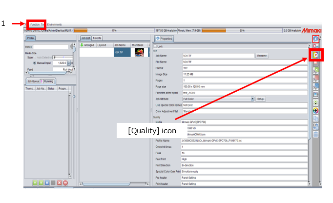 I want to print a data with single-black-color by using black ink
